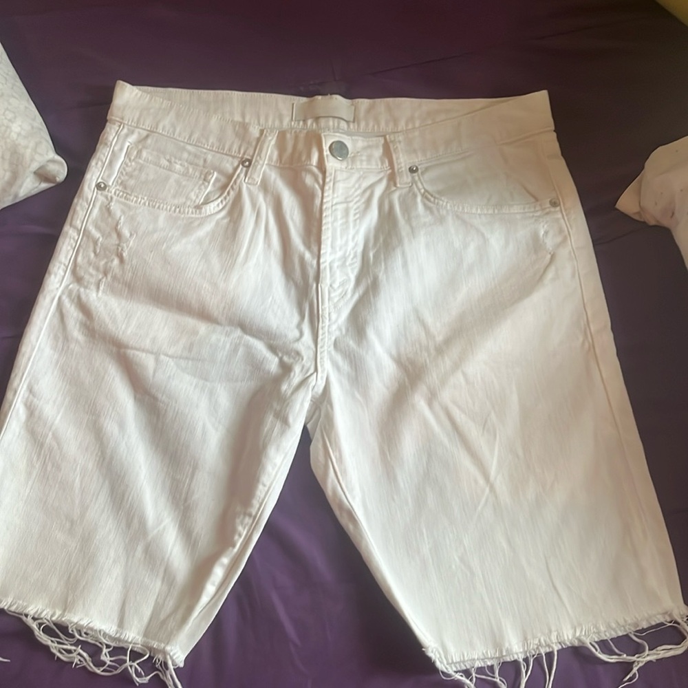 J Brand 
White cut off short